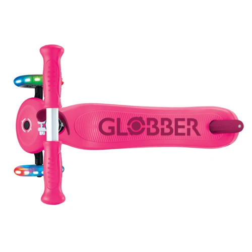 Самокат детский Globber GO-Up Sporty Lights пурпурно-розовый (452-610-4): Количество колес 3