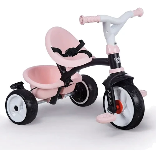 Детский велосипед Smoby Беби Драйвер Комфорт розовый (741501): Рекомендуемый возраст от 10 месяцев