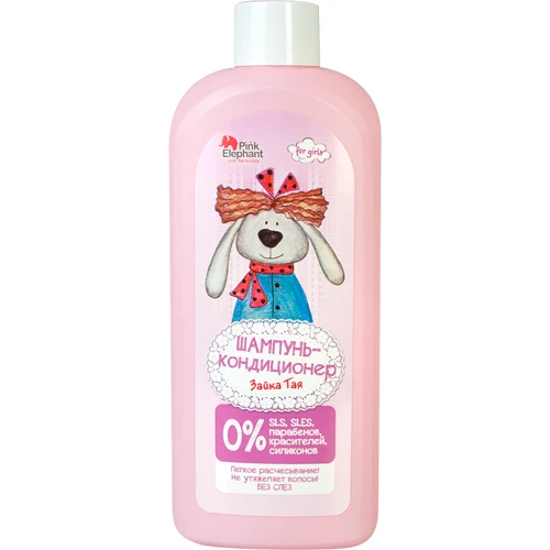 Pink Elephant Шампунь-кондиционер Зайка Тая 500 ml