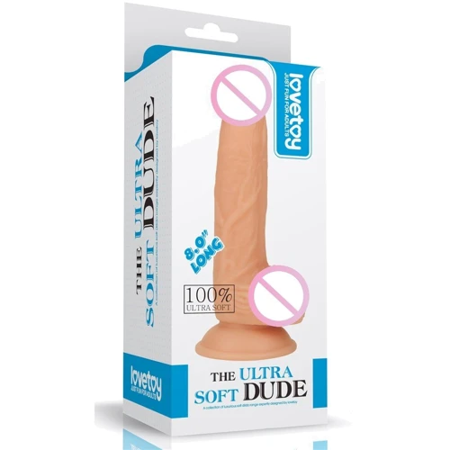 Фаллоимитатор LoveToy The Ultra Soft Dude 8"