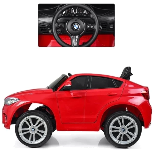 Дитячий електромобіль Bambi Racer Джип BMW X6M, червоний (JJ2199EBLR-3): Максимальна швидкість, км/год 5