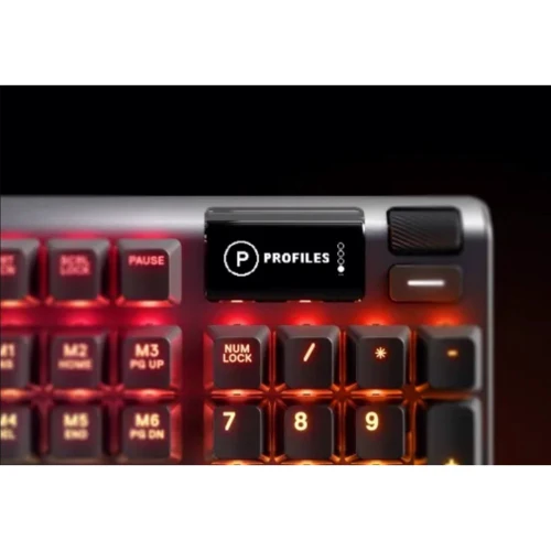 Клавиатура SteelSeries Apex 7 Blue Switch (64774): Тип клавиатуры игровая