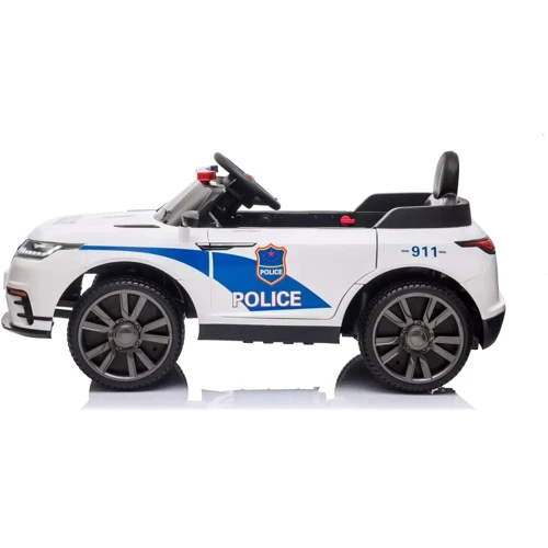 Детский электромобиль Bambi Racer Полиция, белый (M 4842EBLR-1-2): Материал корпуса пластик