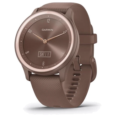 Смарт-часы Garmin Vivomove Sport Cocoa Case and Silicone Band with Peach Gold Accents (010-02566-02)