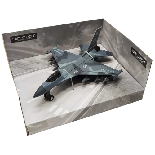 Іграшковий військовий літак Bambi 757-7-10 інерційний 1:400 (Сірий): Виробник Bambi