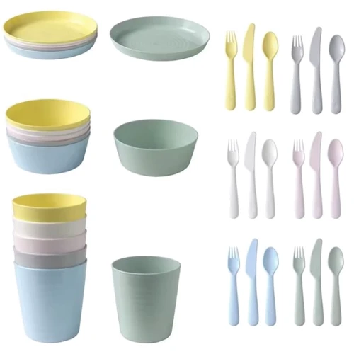 Набор детской столовой посуды IKEA KALAS 36 предметов (70461385): Тип Набор