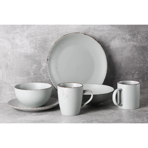 Тарілка супова Ardesto Lucca 20 см Illusion blue (AR2920BMC)