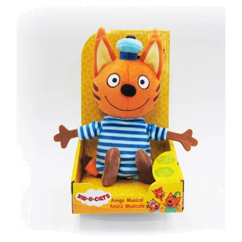 Три кота: мягкий котик Коржик (20 см) со звуковыми эффектами