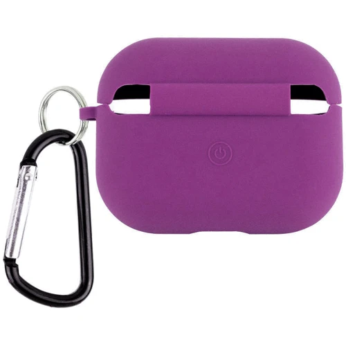 TPU Silicone Case with Carabiner Grape for Apple AirPods Pro 2/Pro фото 1