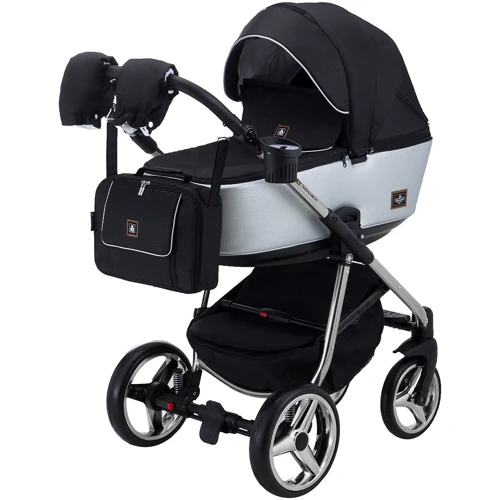 Коляска 2 в 1 Adamex Barcelona Polar (Chrome) BR615 (624636): Тип коляски универсальная коляска (2-в-1)