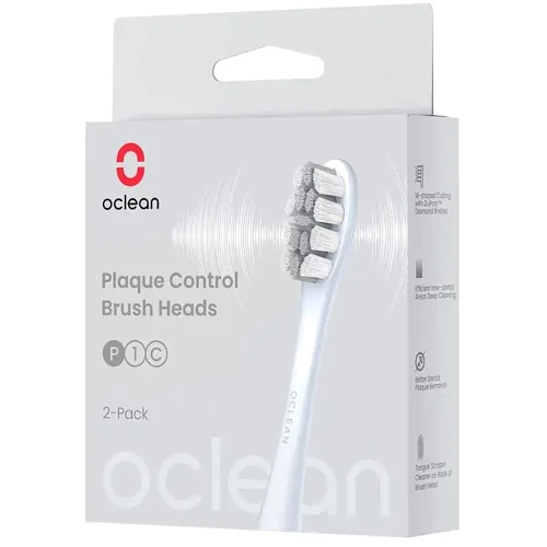 Насадка для щітки Oclean P1C9 Brush Head Silver 2шт (6970810554038)