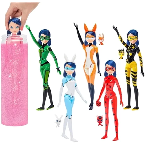 Кукла Miraculous Леди Баг и Супер-кот S2 Невероятный сюрприз в ассортименте с аксессуарами (50390): Особенности На шарнирах, Сюрприз