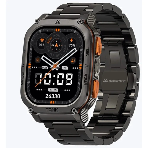 Смарт-годинник Kospet Tank M3 Ultra Black Silicone Basic + Steel Premium: Види спорту Плавання, Велоспорт, Біг