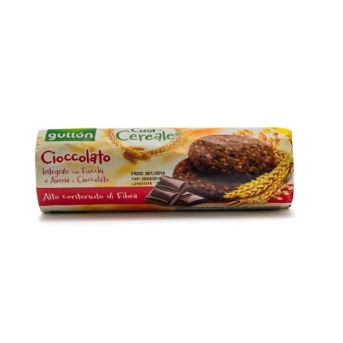 Печенье Gullon tube CDC овсяное с шоколадом, 280г