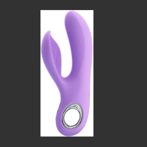 Перезаряжаемый вибратор с клиторальным стимулятором PRETTY LOVE CANROL BI-014542-2