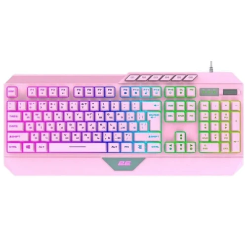 Клавиатура 2E Gaming KG315 RGB USB UA Pink (2E-KG315UPK)