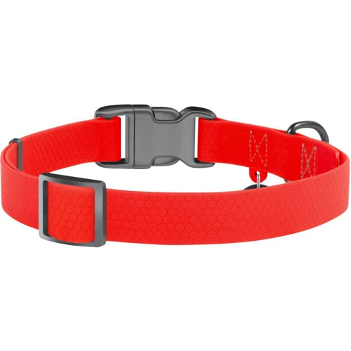 Нашийник WAUDOG Waterproof, водостійкий, пластикова пряжка-фастекс 25 мм 31-49 см Червоний (27723): Виробник WAUDOG
