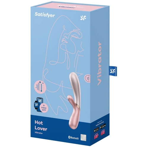 Смарт вібратор-кролик із підігрівом Satisfyer Hot Lover Pink