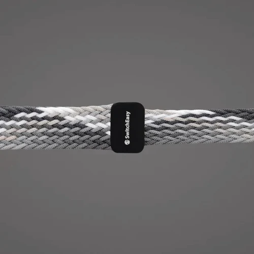 Switcheasy Candy Braided Nylon Watch Loop Black/Gray (SAW459237BY24) для Apple Watch 42/44/45/46/49mm фото 5