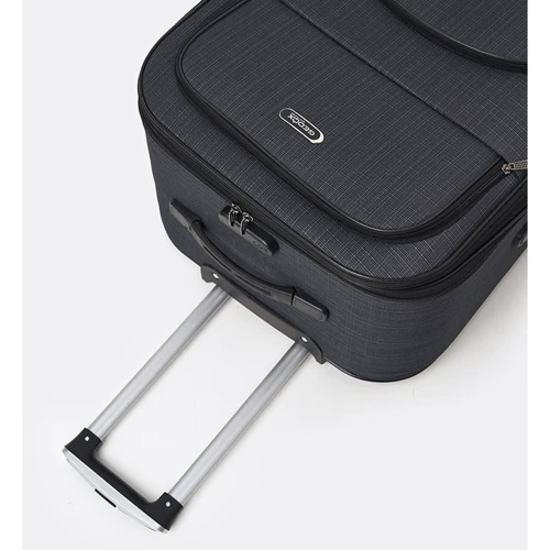Чемодан Ricco Grande XL серый (T1TEXT1000gray-XL) фото 9