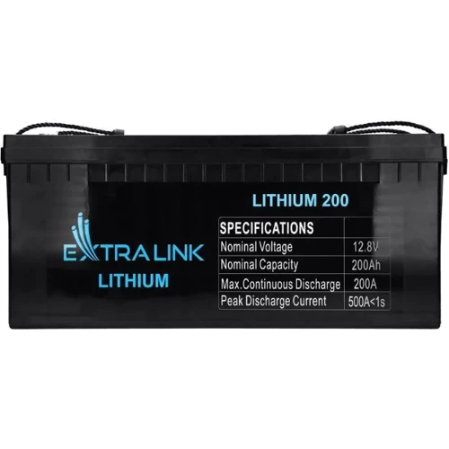 Аккумуляторная батарея Extralink 12.8V 200Ah LiFePO4: Тип LiFePO4