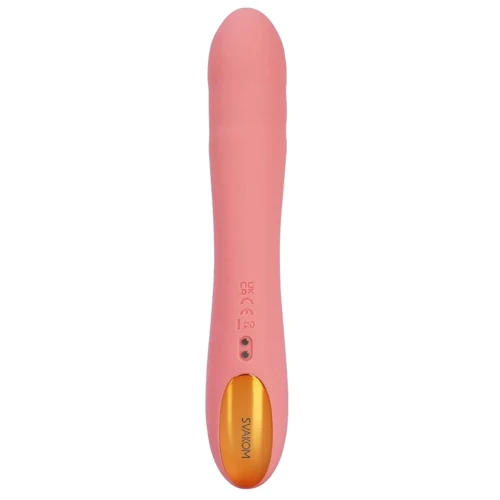 Смарт-вибратор с пульсацией Svakom Ava Neo Peach Pink (15 режимов работы)