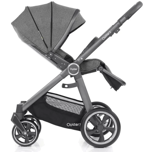 Прогулочная коляска BabyStyle Oyster 3 Mercury / City Grey: Количество блоков 1