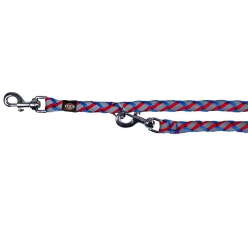 Перестіжки Trixie Cavo S-M 2 м 12 мм синій / червоний (4011905135823)