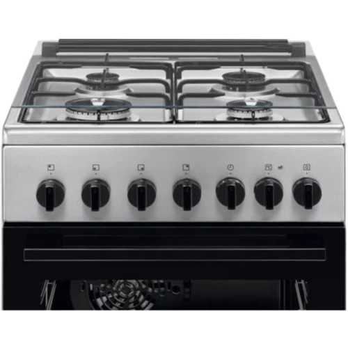 Плита комбінована Electrolux LKK520022X: Тип варильної поверхні газова