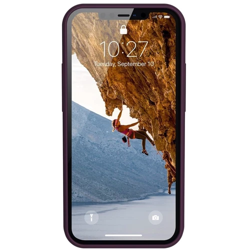 Чехол для iPhone Urban Armor Gear UAG [U] Anchfor Aubergine (11236M314747) for iPhone 12 Pro Max: Цвет бордовый