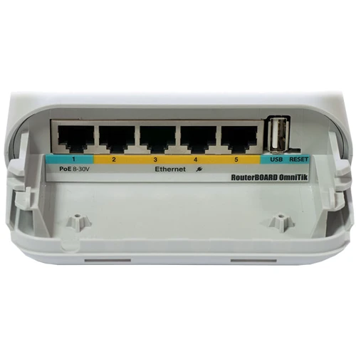 Точка доступа WiFi Mikrotik OmniTik UPA-5HnD: Максимальная скорость 200 Мбит/с