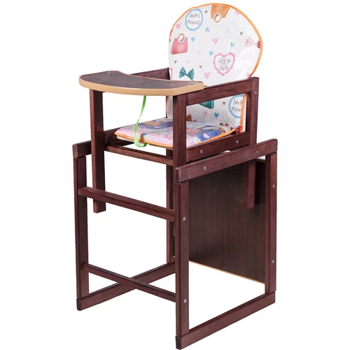 Стульчик- трансформер Наталка Зайчик-22 темный белый (сердечки, сумки,бантики) (621852): Тип трансформер