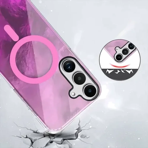 Чехол для телефонов Epik TPU Case Shiny Mountain MagFit Pink for Samsung S711 Galaxy S23 FE