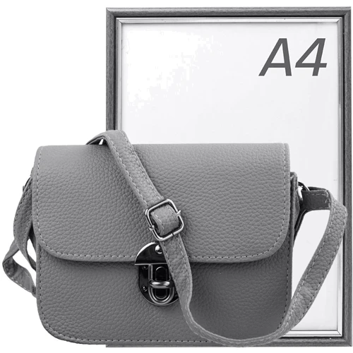 Женская сумка-сэтчел Valiria Fashion серая (4DETBI-924-9): Застежка Механическая