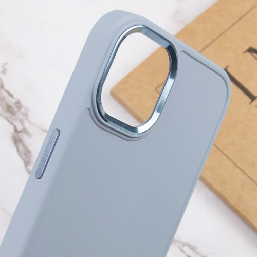 Чехол для iPhone TPU Case Bonbon Metal Style Mist Blue for iPhone 13 Pro Max: Тип чехла накладка на заднюю часть