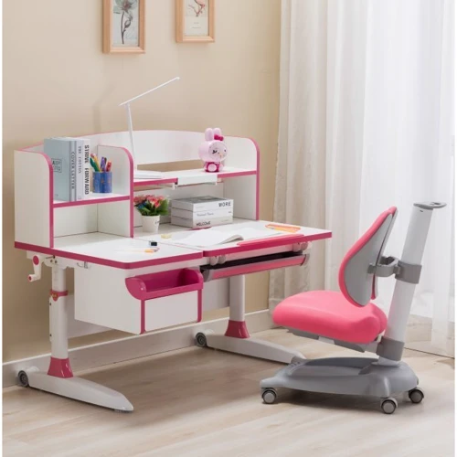 Парта GT Racer DS-1703 Pink: Возраст ребенка от 5-ти лет