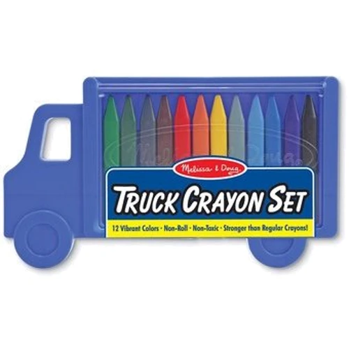 Крейда полімерні Melissa & Doug "Машина" (12 кольорів) (MD4159): Виробник Melissa&Doug