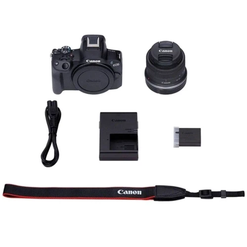 Canon EOS R50 kit (RF-S 18-45mm) IS STM Black Content Creator Kit (5811C036) UA: Тип матрицы CMOS