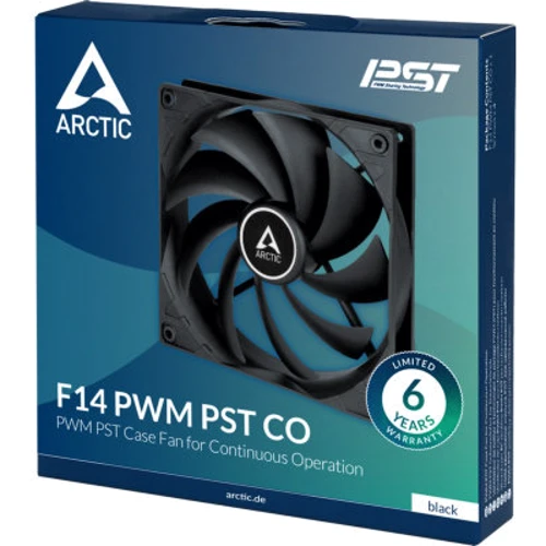 Кулер Arctic F14 PWM PST CO Black (ACFAN00220A): Призначення для корпуса