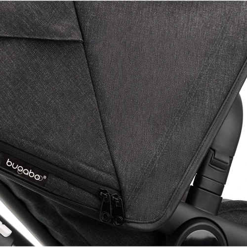 Универсальная коляска 2 в 1 Bugaboo Fox 3 Black/ Washed Black: Ширина шасси 60 см