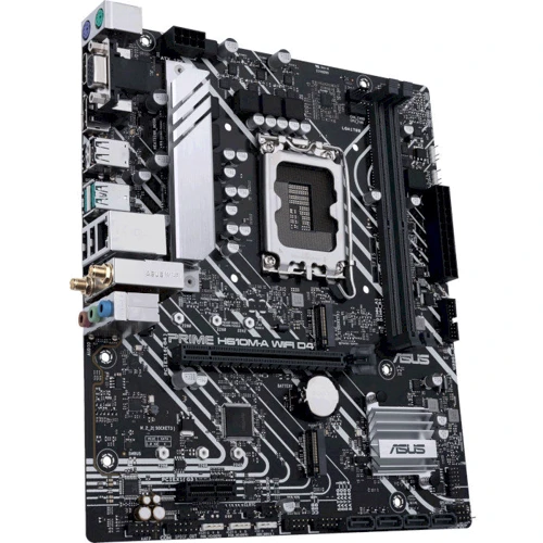 Asus Prime H610M-A WIFI D4: Разъемы на плате СОМ, USB 3.2 Gen 1, USB 2.0