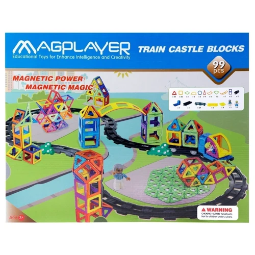 Магнитный констуктор MagPlayer 99 эд. (MPK-99) фото 3