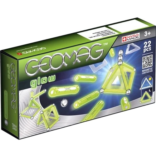 Geomag Glow 22 детали | Светящийся магнитный конструктор Геомаг