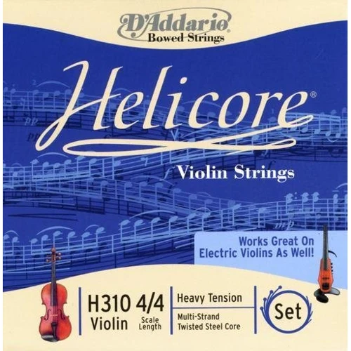 Струны D`ADDARIO H310 4/4H HELICORE 4/4H: Назначение Для скрипки
