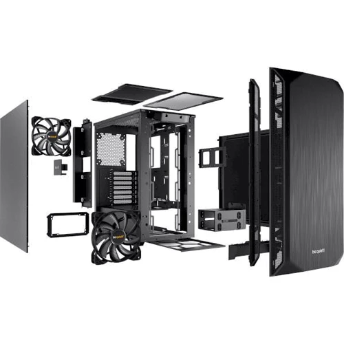 Корпус be quiet! Pure Base 500 Black (BG034): Типоразмер Midi-Tower