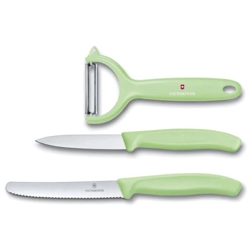 Набор кухонных ножей Victorinox SwissClassic Paring Set 3 пр. (6.7116.33L42): Метериал лезвия нержавеющая сталь