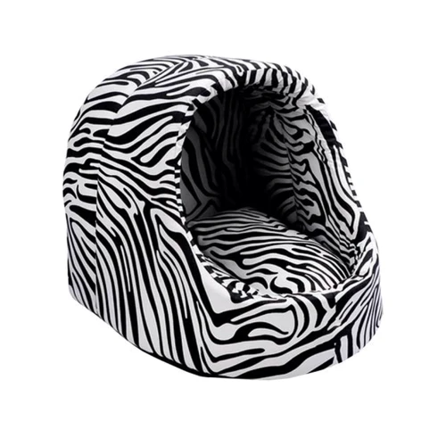 Будиночок для котів Ferplast Milord Mini Cave 40х40х40 см чорно-білий (VR01//1592)