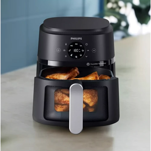 Фритюрниця Philips NA221/00: Матеріал корпусу пластик / метал
