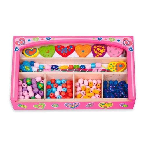 Набор для творчества Viga Toys Ожерелье из сердечек (52729)