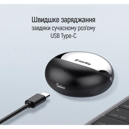 Навушники ColorWay TWS-3 Earbuds Black (CW-TWS3BK) фото 8